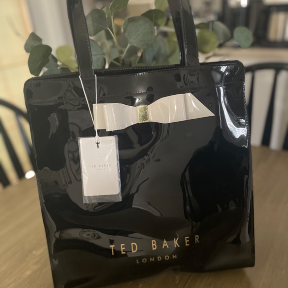Ted Baker Black Bow Tote - Picture 4 of 10